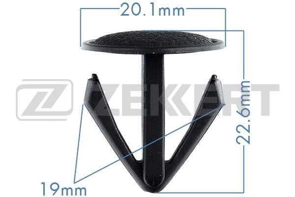 Zekkert BE-2168 Clip, trim/protective strip BE2168: Buy near me at 2407.PL in Poland at an Affordable price!