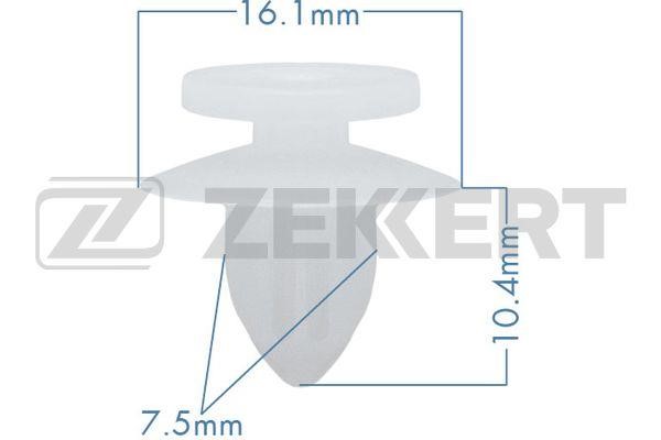 Zekkert BE-3436 Clip, trim/protective strip BE3436: Buy near me in Poland at 2407.PL - Good price!