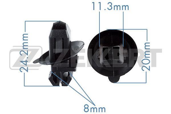 Zekkert BE-2342 Clip, trim/protective strip BE2342: Buy near me at 2407.PL in Poland at an Affordable price!