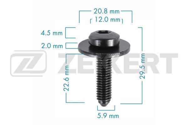 Zekkert BE-3640 Clip, trim/protective strip BE3640: Buy near me at 2407.PL in Poland at an Affordable price!
