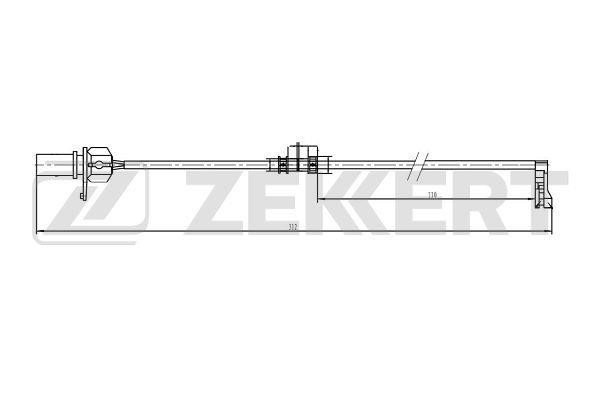 Zekkert BS-8107 Czujnik zużycia klocków hamulcowych BS8107: Atrakcyjna cena w Polsce na 2407.PL - Zamów teraz!