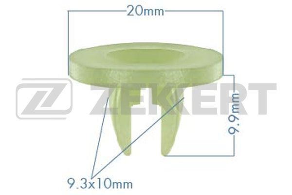 Zekkert BE-3506 Clip, trim/protective strip BE3506: Buy near me at 2407.PL in Poland at an Affordable price!
