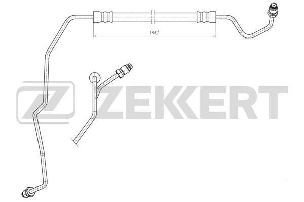 Zekkert BS-9442 Тормозной шланг BS9442: Отличная цена - Купить в Польше на 2407.PL!