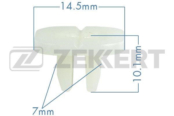 Zekkert BE-2347 Clip, trim/protective strip BE2347: Buy near me in Poland at 2407.PL - Good price!