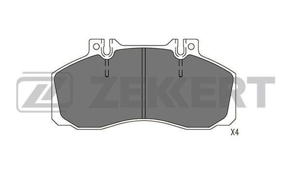 Zekkert BS-2070 Rear disc brake pads, set BS2070: Buy near me at 2407.PL in Poland at an Affordable price!