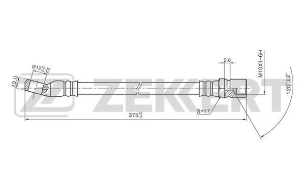 Zekkert BS-9036 Przewód hamulcowy elastyczny BS9036: Dobra cena w Polsce na 2407.PL - Kup Teraz!