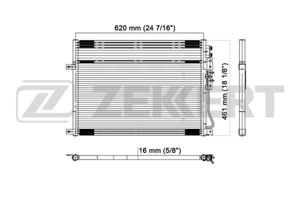 Zekkert MK-3150 Condenser MK3150: Buy near me in Poland at 2407.PL - Good price!