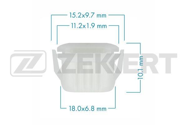 Zekkert BE-1212 Clip, trim/protective strip BE1212: Buy near me in Poland at 2407.PL - Good price!