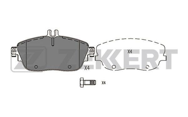 Zekkert BS-2950 Brake Pad Set, disc brake BS2950: Buy near me in Poland at 2407.PL - Good price!