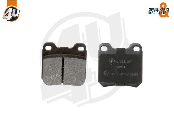 4U 22300OP Brake Pad Set, disc brake 22300OP: Buy near me in Poland at 2407.PL - Good price!