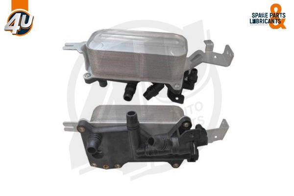 4U 14372BW Oil Cooler, engine oil 14372BW: Buy near me in Poland at 2407.PL - Good price!