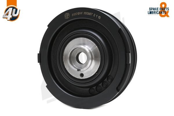 4U 51001BW Belt Pulley, crankshaft 51001BW: Buy near me at 2407.PL in Poland at an Affordable price!