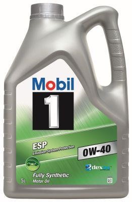 Mobil 151495 Engine oil Mobil 1 ESP X3 0W-40, 5L 151495: Buy near me in Poland at 2407.PL - Good price!