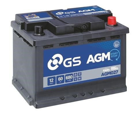 Gs AGM027 Akumulator Gs 12V 60AH 680A(EN) R+ AGM027: Dobra cena w Polsce na 2407.PL - Kup Teraz!