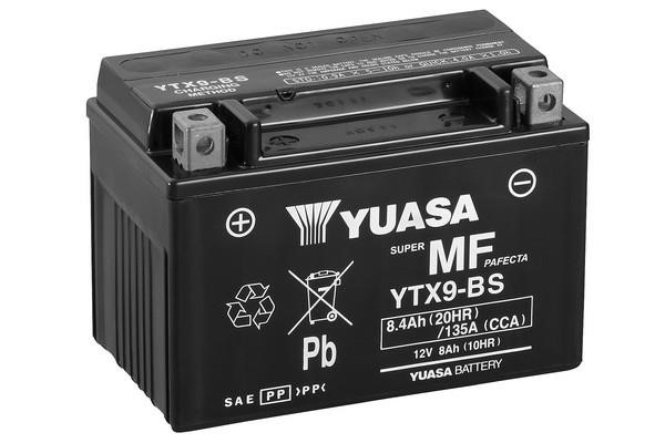 Yuasa YTX9-BS(CP) Akumulator Yuasa Super MF Pafecta 12V 8,4AH 800A(EN) L+ YTX9BSCP: Atrakcyjna cena w Polsce na 2407.PL - Zamów teraz!