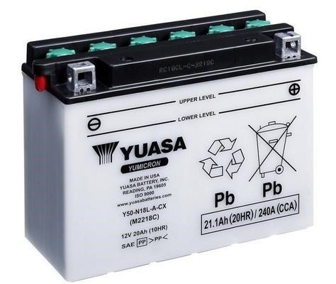 Yuasa Y50N18LACX Аккумулятор Y50N18LACX: Отличная цена - Купить в Польше на 2407.PL!