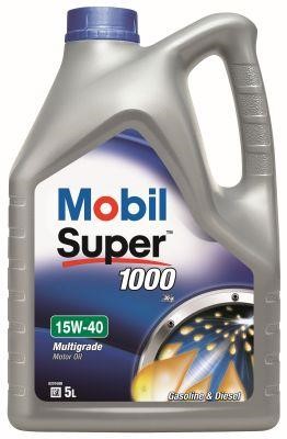 Mobil 150560 Engine oil Mobil Super 1000 X1 15W-40, 5L 150560: Buy near me in Poland at 2407.PL - Good price!