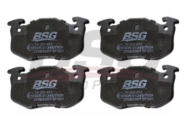 BSG 70-202-012 Brake Pad Set, disc brake 70202012: Buy near me in Poland at 2407.PL - Good price!