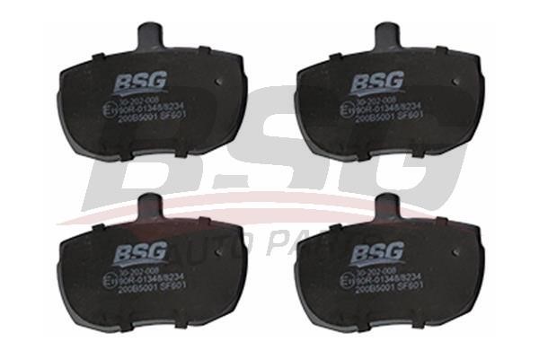 BSG 30-202-008 Brake Pad Set, disc brake 30202008: Buy near me in Poland at 2407.PL - Good price!