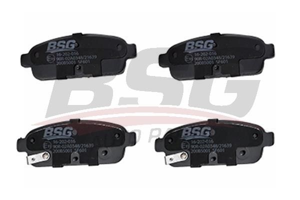 BSG 16-202-016 Тормозные колодки дисковые, комплект 16202016: Отличная цена - Купить в Польше на 2407.PL!