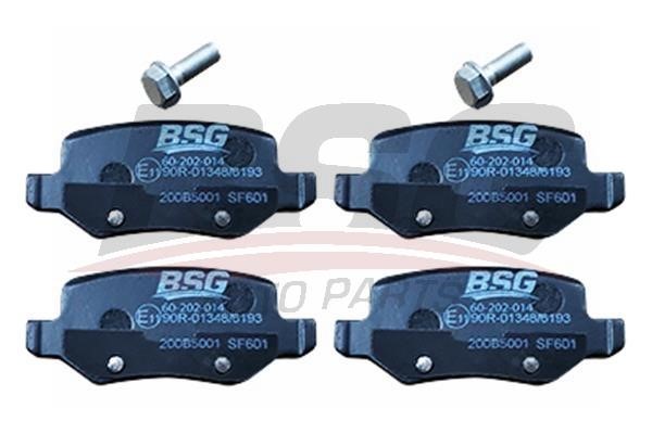 BSG 60-202-014 Brake Pad Set, disc brake 60202014: Buy near me in Poland at 2407.PL - Good price!
