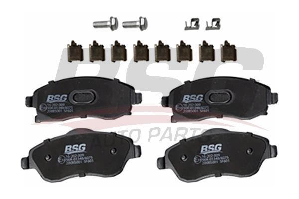 BSG 16-202-009 Brake Pad Set, disc brake 16202009: Buy near me in Poland at 2407.PL - Good price!