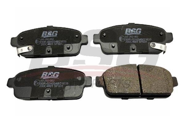 BSG 65-202-002 Brake Pad Set, disc brake 65202002: Buy near me in Poland at 2407.PL - Good price!