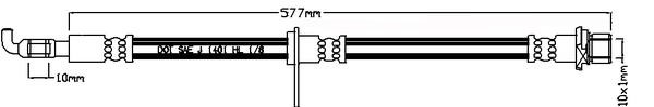 Juratek JBH1083R Brake Hose JBH1083R: Buy near me in Poland at 2407.PL - Good price!