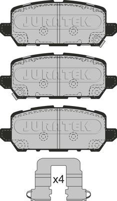 Juratek JCP8267 Brake Pad Set, disc brake JCP8267: Buy near me at 2407.PL in Poland at an Affordable price!