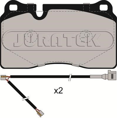 Juratek JCP062 Klocki hamulcowe, zestaw JCP062: Dobra cena w Polsce na 2407.PL - Kup Teraz!