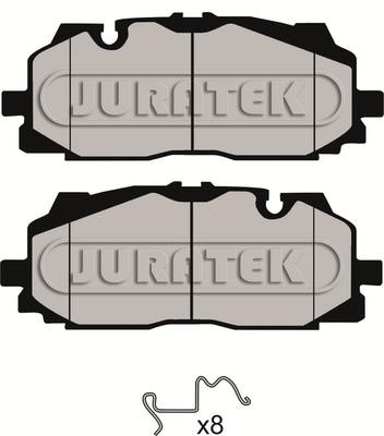 Juratek JCP8163 Brake Pad Set, disc brake JCP8163: Buy near me in Poland at 2407.PL - Good price!