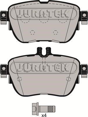 Juratek JCP8166 Brake Pad Set, disc brake JCP8166: Buy near me in Poland at 2407.PL - Good price!