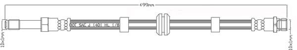 Juratek JBH1326 Brake Hose JBH1326: Buy near me in Poland at 2407.PL - Good price!