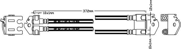 Juratek JBH1286 Тормозной шланг JBH1286: Отличная цена - Купить в Польше на 2407.PL!