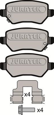 Juratek JCP8082 Тормозные колодки дисковые, комплект JCP8082: Отличная цена - Купить в Польше на 2407.PL!