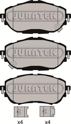 Juratek JCP8169 Brake Pad Set, disc brake JCP8169: Buy near me in Poland at 2407.PL - Good price!