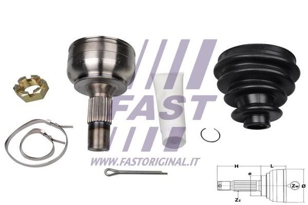 Fast FT25087K CV joint FT25087K: Buy near me in Poland at 2407.PL - Good price!