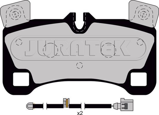 Juratek JCP065 Тормозные колодки дисковые, комплект JCP065: Отличная цена - Купить в Польше на 2407.PL!