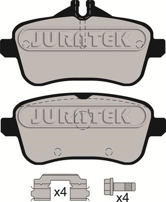 Juratek JCP8198 Тормозные колодки дисковые, комплект JCP8198: Отличная цена - Купить в Польше на 2407.PL!