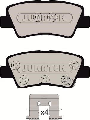 Juratek JCP8083 Brake Pad Set, disc brake JCP8083: Buy near me in Poland at 2407.PL - Good price!