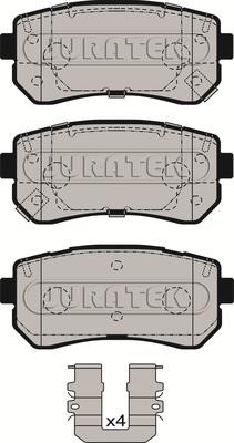 Juratek JCP8604 Тормозные колодки дисковые, комплект JCP8604: Отличная цена - Купить в Польше на 2407.PL!