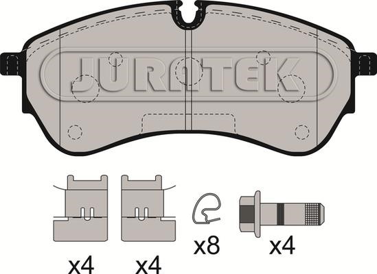 Juratek JCP8205 Тормозные колодки дисковые, комплект JCP8205: Отличная цена - Купить в Польше на 2407.PL!