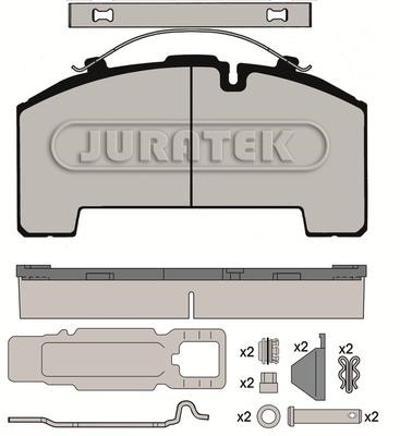 Juratek JCP1002K1 Brake Pad Set, disc brake JCP1002K1: Buy near me in Poland at 2407.PL - Good price!