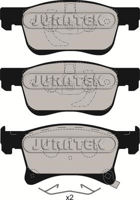 Juratek JCP8060 Brake Pad Set, disc brake JCP8060: Buy near me in Poland at 2407.PL - Good price!