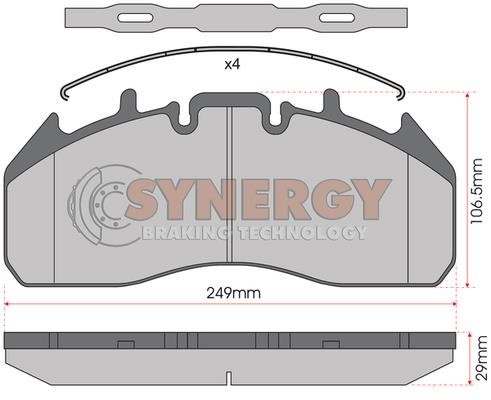 Juratek SYN3006 Brake Pad Set, disc brake SYN3006: Buy near me in Poland at 2407.PL - Good price!