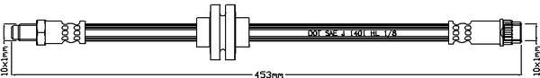 Juratek JBH1226 Brake Hose JBH1226: Buy near me in Poland at 2407.PL - Good price!