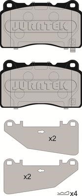 Juratek JCP8265 Brake Pad Set, disc brake JCP8265: Buy near me in Poland at 2407.PL - Good price!
