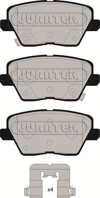 Juratek JCP8271 Brake Pad Set, disc brake JCP8271: Buy near me in Poland at 2407.PL - Good price!