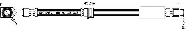 Juratek JBH1130 Brake Hose JBH1130: Buy near me in Poland at 2407.PL - Good price!