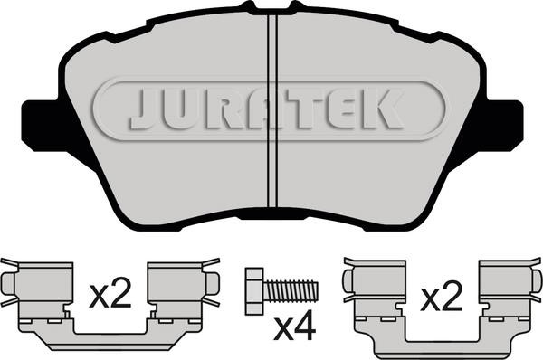 Juratek JCP4612 Brake Pad Set, disc brake JCP4612: Buy near me in Poland at 2407.PL - Good price!